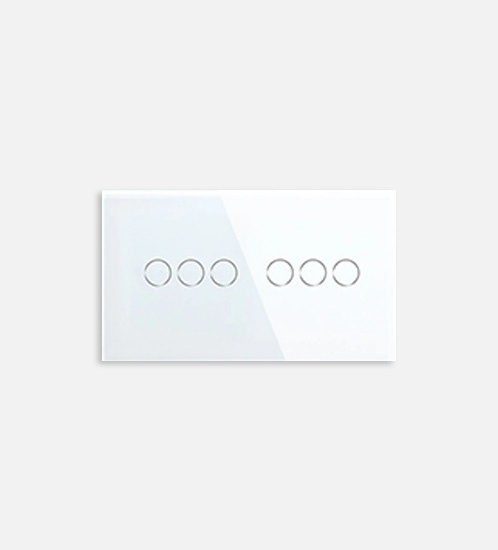 WiFi Smart Switch 6 Gang White - with installation