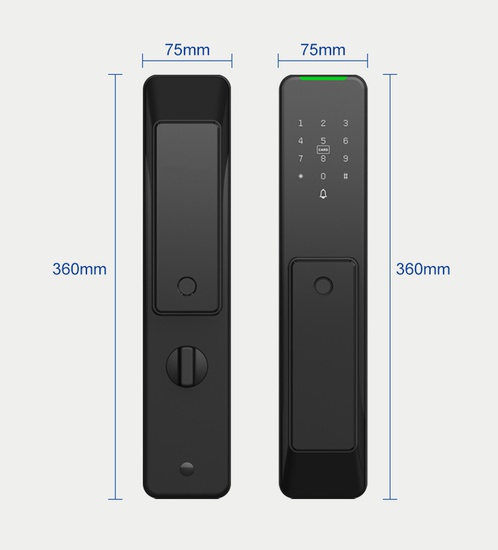 القفل الذكي  للأبواب الخشب والألمنيوم والحديد