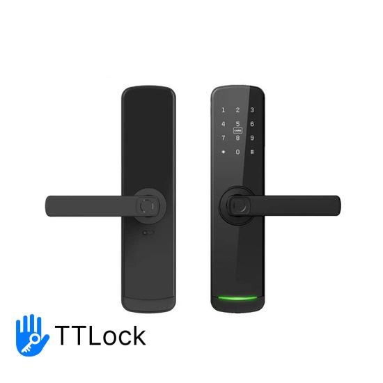 قفل ذكي - ابواب خشب مع التركيب