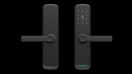 قفل ذكي - ابواب خشب مع التركيب