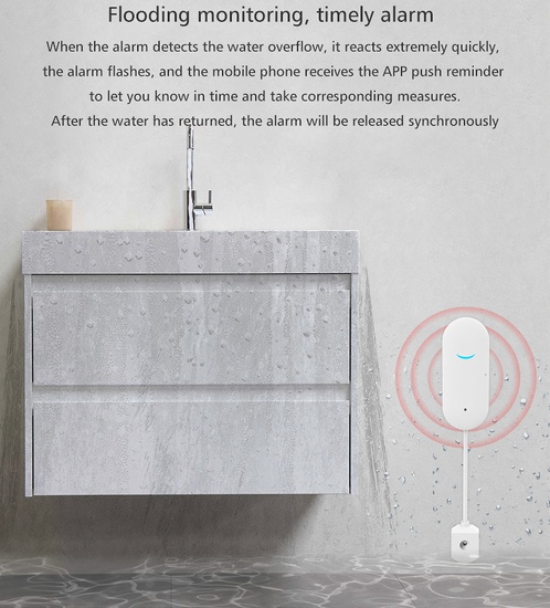 كاشف طفح الماء الذكي واي فاي