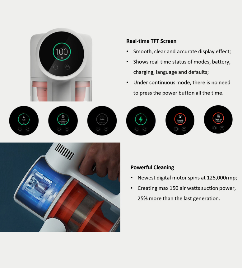 Xiaomi Mi Vacuum Cleaner G10 (BHR4307GL) هوم واقن تسوق التشطيبات